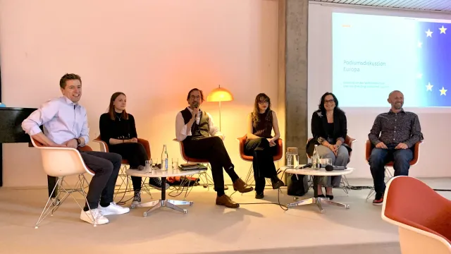 Podiumsdiskussion mit dem Ring politischer Jugend in Kooperation mit der Volkshochschule in Ulm am 18.05.2024