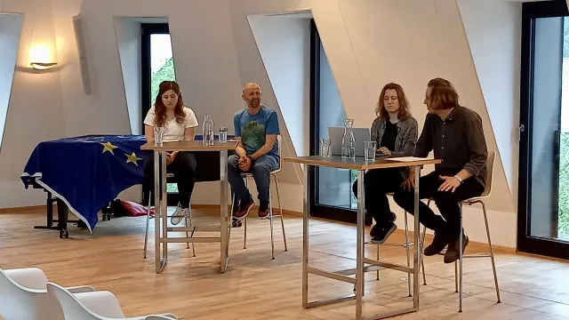 Podiumsdiskussion bei den Jungen Europäischen Föderalist*innen am 14.05.2024